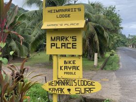 road sign